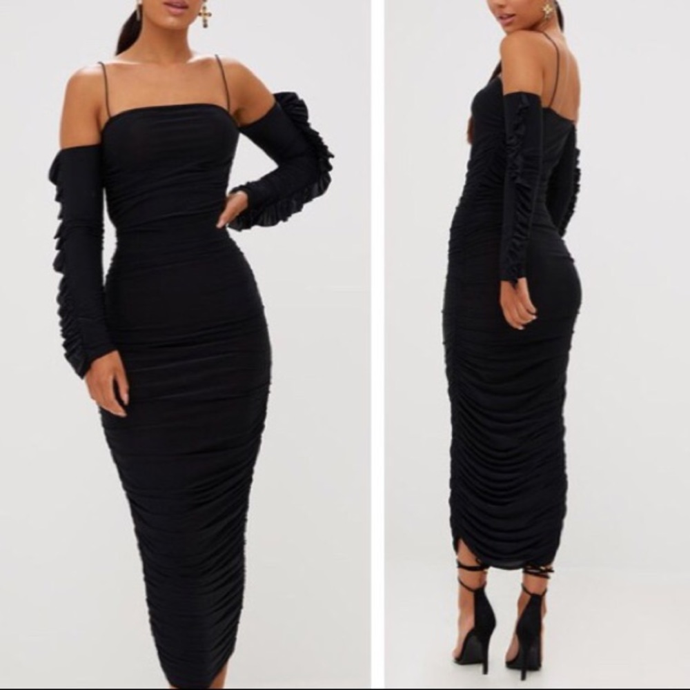 PrettyLittleThing ruffled dress
